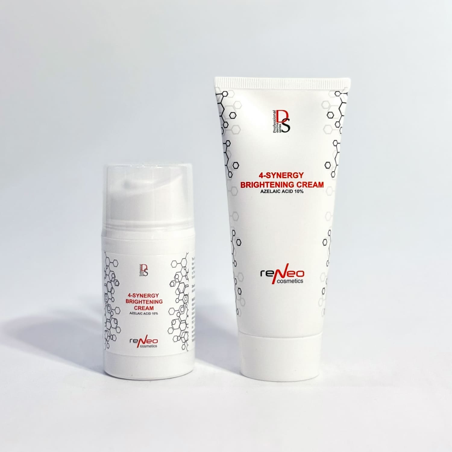 Освітлюючий легкий крем з азелаїновою кислотою 4-Synergy Brightening Cream Azelaic Acid 10% Derma Series by Reneo Cosmetics
