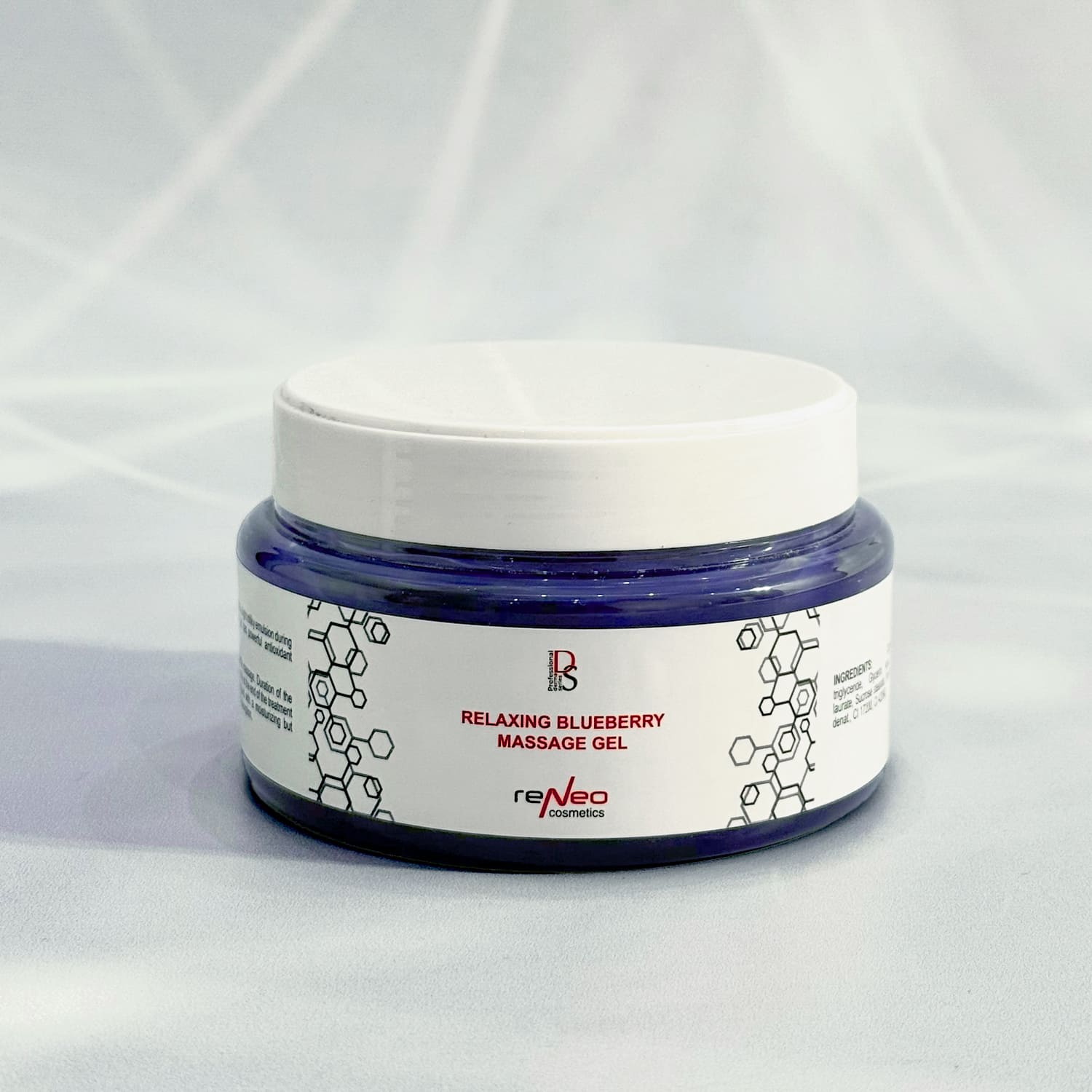 Релаксуючий масажний чорничний гель Relaxing Blueberry Massage Gel Derma Series